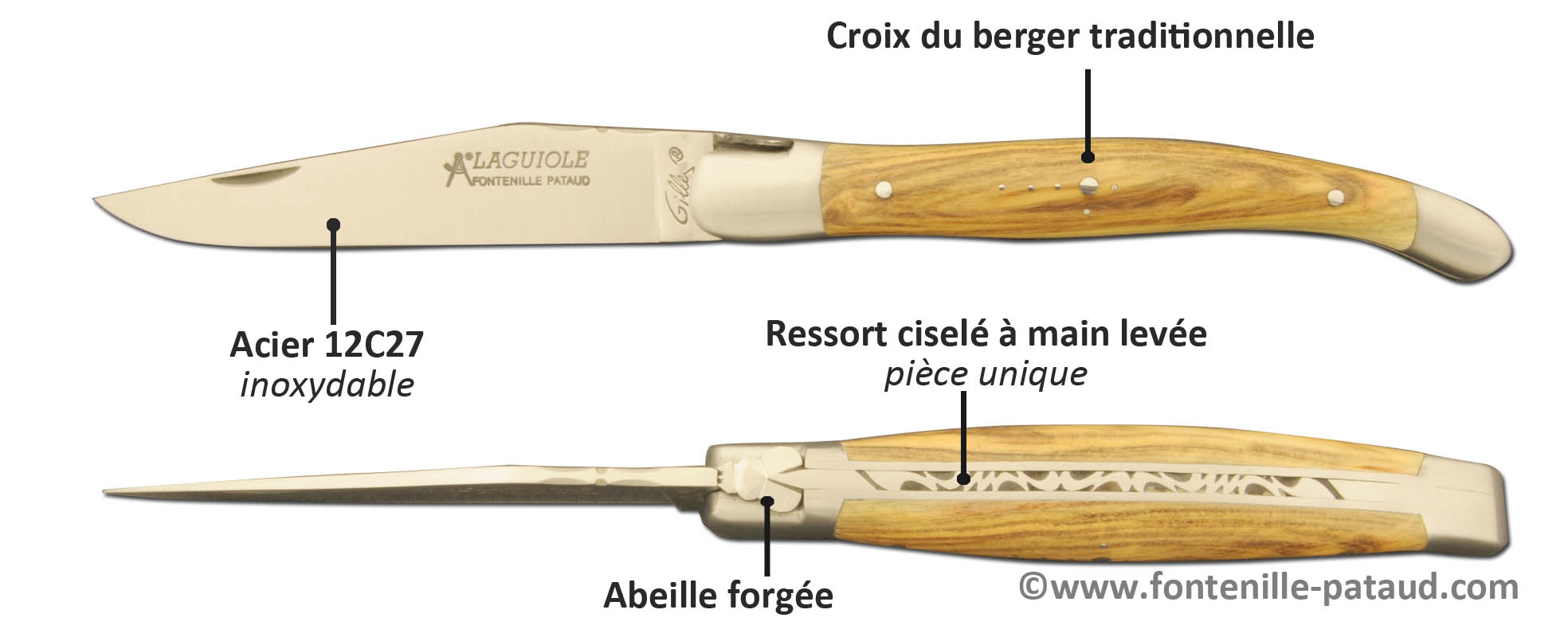 Laguiole traditionnel 12 cm